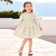 thumbnail image 6 of SUYIDA Cozy Autumn Girls Long Sleeve Dress, Elegant Everyday Wear for Kids, Soft Comfortable Casual Fall Outfit, 6 of 6
