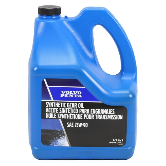 Volvo Penta New OEM 75W-90 Synthetic Transmission Gear Oil, 1 Gallon, 1141680