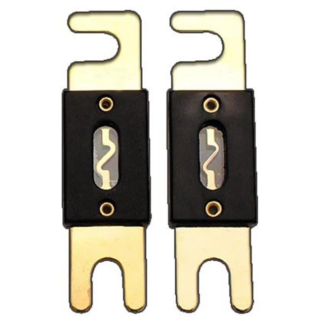 3 100 AMP MINI ANL FUSES GOLD PLATED INLINE AFC AFS BLADE AUTO HOLDER MANL100 