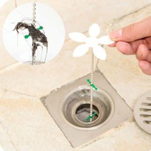 Fancyleo 5 Pcs Flower Hair Cleaner Korean Version Sink Hair Cleaning Hook Bathroom Drain Sewage Sewer Dredging