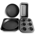 thumbnail image 1 of Naiovety Molde antiadherente para horno de acero al carbono, molde para pan tostado, resistente a altas temperaturas, pastelería, suministros de cocina Cocina y Comedor negro tipo 6 Naiovety HA009397-06, 1 of 1