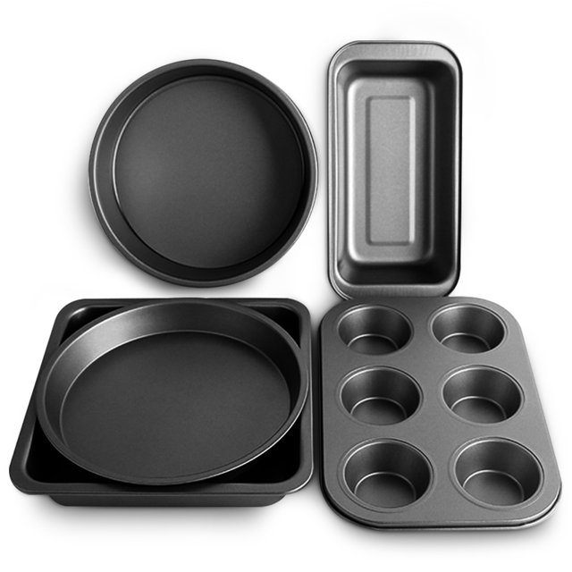 Moyic Molde antiadherente para horno, molde para pan tostado, resistente a altas temperaturas, bandeja para repostería de ternera frita, herramienta Cocina y Comedor negro tipo 6 Moyic HA009397-06
