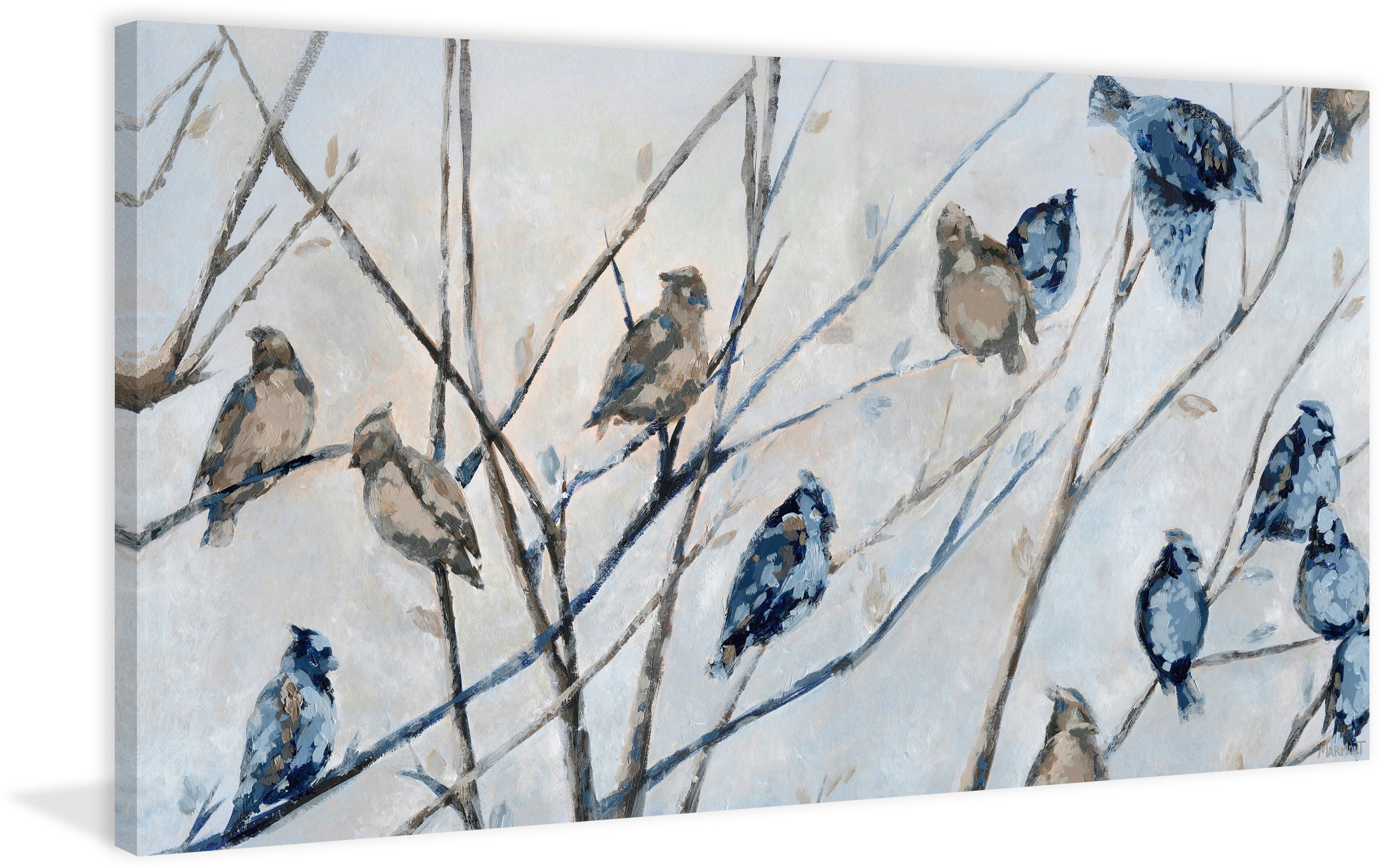 Marmont Hill Circle of Birds Canvas Wall Art
