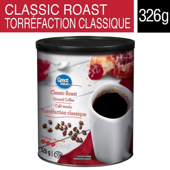 Great Value Classic Medium Roast Ground Coffee