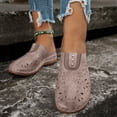 thumbnail image 2 of Wensltd Women's Closed Toe Sandals Solid Color Casual Summer Wide Width Sandals Outdoor Everyday Wear, 2 of 5