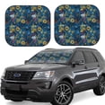 thumbnail image 2 of Picia Halloween Elements 2 Piece Car Windshield Sun Shade Foldable | Foldable Sun Shield for Front Window Blocks UV Rays and Keeps Your Vehicle Cool-, 2 of 7