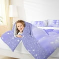 thumbnail image 4 of jejeloiu Cute Bowknot Full Size Comforter Sets,Letter H Print Bedding Sets For Girls Women Reversible 3-Piece, 4 of 8