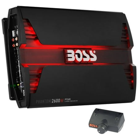 - Boss Audio PF2600 Phantom 2600W 4-Channel Full Range, Class A/B Amplifier