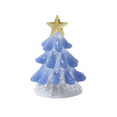 thumbnail image 3 of Tabletop Christmas Night Light, Lighted Mini Glass Christmas Tree with Star Topper, Festive Holiday Centerpiece for Home Mantel Shelf Office Desk Party Decoration, 3 of 7