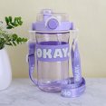 thumbnail image 1 of Termos para agua 745ML Gym Fitness Bottle transparentes para beber para acampar Senderismo Correr, 1 of 7