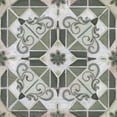 thumbnail image 3 of Vess, June Erica 12x12 Black Modern Framed Museum Art Print Titled - Vintage Verdigris Tile IV, 3 of 5