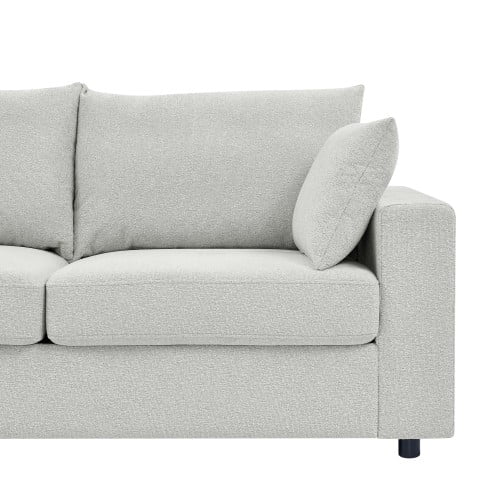 Modern 78" Upholstered Sofa with Deep Cushions & Removable Pillows