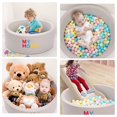 thumbnail image 2 of Foam Ball Pit for Kids Baby Tooddlers Gray Soft Round Ball Pit 1-3 Year Old Gift Memory Ball Pool Indoor Playpen Center (Balls Not Included), 2 of 6