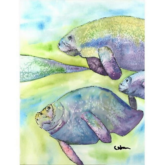 Manatee Flag Garden Size