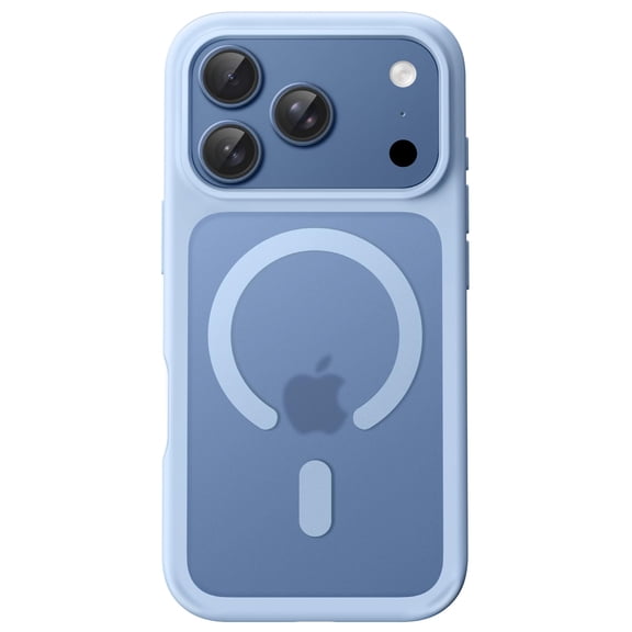 JETech Magnetic Matte Case for iPhone 18 Pro Max |Compatible with MagSafe, Translucent Back (Glacier)