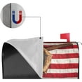 thumbnail image 3 of Vintage Baseball Ball Bat Glove On American Flag Mailbox Covers Magnetic Waterproof Mail Cover Letter Post Box Wraps for Home Garden Yard Decor, 25.5x21 in, 3 of 6