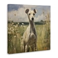 thumbnail image 4 of Stupell Industries Greyhound Dog Landscape Landscape Painting Gallery Wrapped Canvas Art Print Wall Art, 36 x 36, 4 of 8