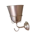 thumbnail image 3 of simhoa Wall Mounted Vessel Creative Pot Home Decoration for Summer Outdoor Bathroom Gold, 3 of 8