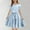 Light Blue, variant on ZOYOEN Girls Ruffle Dresses- Sleeveless Cute Bow Tie Straps Birthday Gift Party Dress Light Blue Size 8