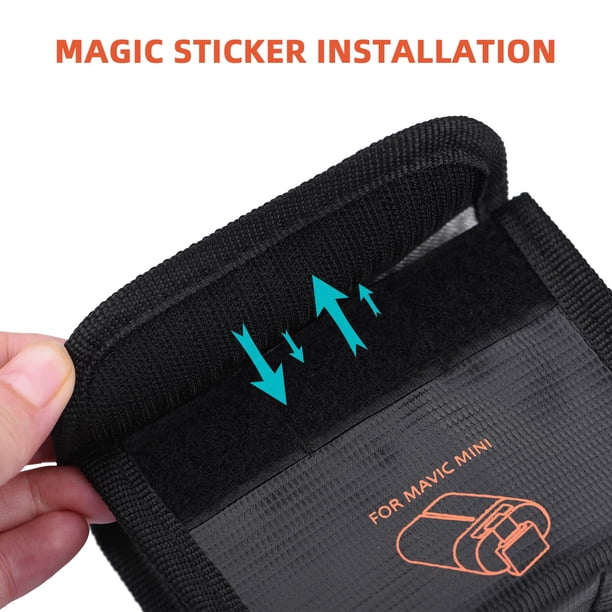 Sac Sécurité Batterie Lipo Pour DJI Mini 4K/Mini 2/SE - Ignifuge - Pour Transport Et Stockage Protection Batterie Lipo Dji Sac Sécurité Batterie Lipo Pour DJI Mini 4K/Mini 2/SE - Ignifuge - Pour Transport Et Stockage Protection Batterie Lipo Dji