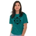 thumbnail image 3 of Compass Diamond Symbolic Spiritual Men's Graphic T Shirt Tees Brisco Brands 2X, 3 of 6