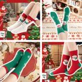 thumbnail image 5 of COOPLUS Womens Fuzzy Socks Christmas Socks for Women Winter Thick Thermal Socks Size 9-11 Crew Socks 4 Pairs, 5 of 8