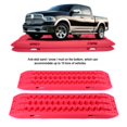 thumbnail image 1 of Alfombrillas de tracción para neumáticos Escalera para neumáticos, 2 piezas Pistas de recuperación Arena Tracción Escalera para neumáticos todoterreno 4WD cos todoterreno 4WD 10T(rojo) neumáticos; Ta Higoodz Accesorio de coche, 1 of 7