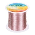 thumbnail image 1 of Alambre de manualidades Uxcell de 328 pies, 32 calibre, alambre de cobre para envolver, rosa, 1 of 6