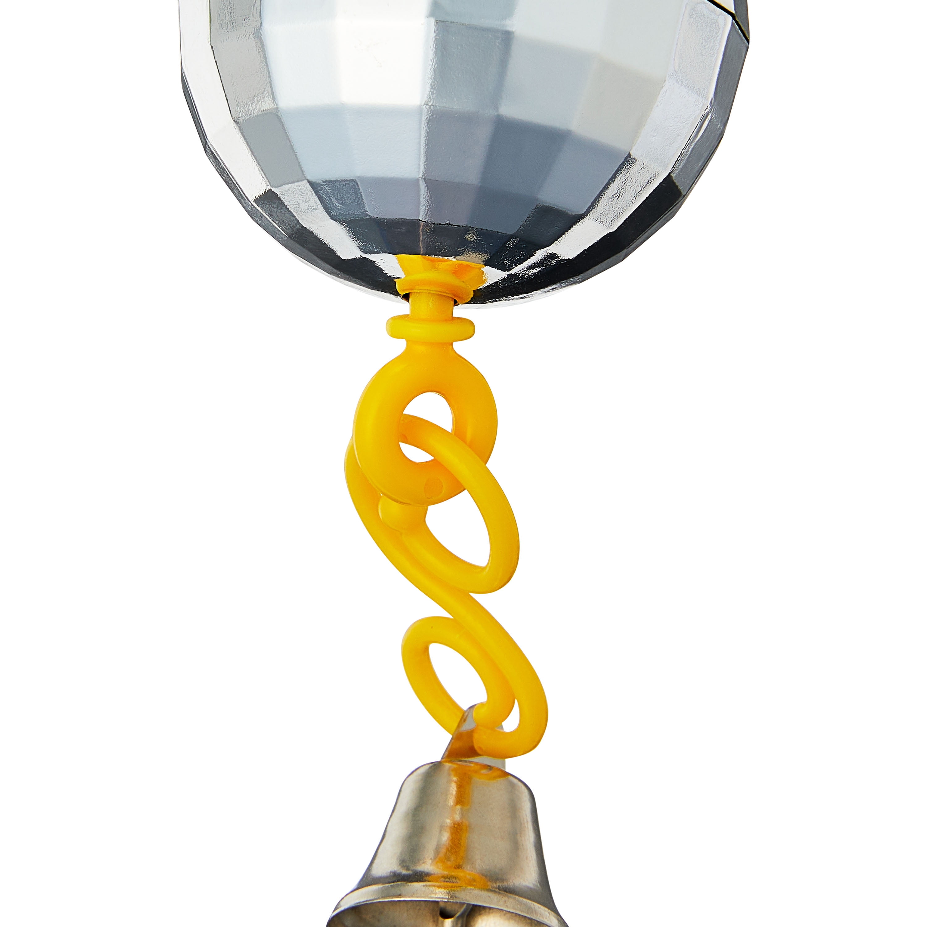 Vibrant Life Spinning Disco Ball Bird Toy with Plastic Clip Mount