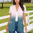 thumbnail image 2 of Camiseta de Cuello Redondo de Color Sólido Casual de Ajuste Suelto con Poliéster Suave, Camiseta de Verano para Uso Diario en Casa O Trabajo, 2 of 6