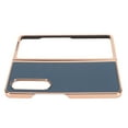 thumbnail image 3 of Phone Case, Full Protection Real Leather No Fade Phone Protective Cover  For Z Fold 4 Black,Green,Blue,Pink, 3 of 8