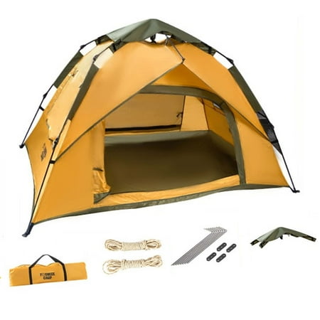 2-4 Person Instant Easy Pop Up Tents For Waterproof Camping