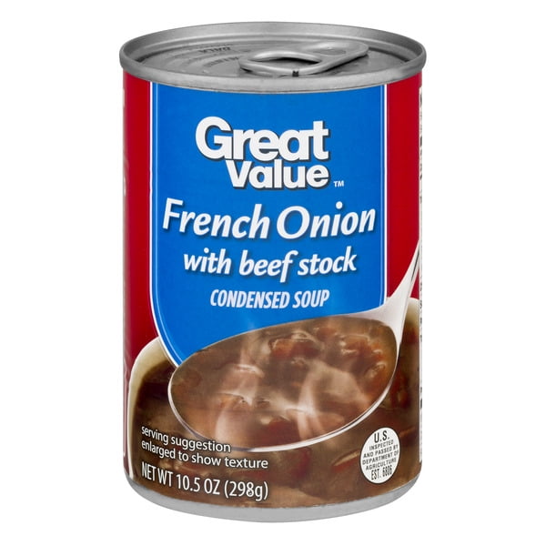 Great Value French Onion with Beef Stock Condensed Soup, 10.5 oz 24