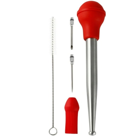 

HOMEMAXS 1 Set of Turkey Baster Turkey Seasoning Pump Drip Kitchen Oil Dropping Tube Barbecue Accessory