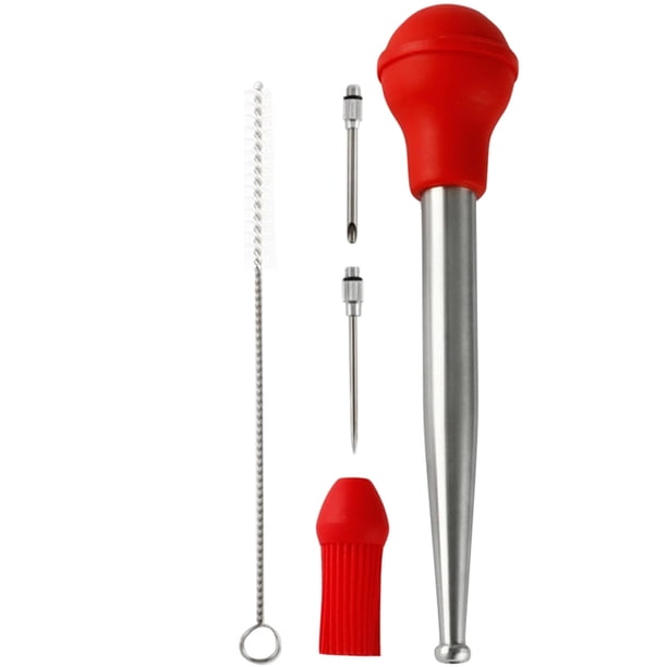 1 juego de pavo baster baster pavo condimento bomba de goteo aceite para soltar tubo de barbacoa accesorio