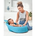 thumbnail image 3 of Skip Hop Baby Bath Tub, 3-Stage Smart Sling Tub, Moby, Blue, 3 of 17