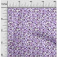 thumbnail image 2 of oneOone Polyester Spandex Medium Purple Fabric Abstract Floral Fabric for Sewing Printed Craft Fabric by The Yard 56 Inch Wide, 2 of 5