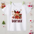 thumbnail image 5 of Estampado navideño de ciervos, ropa a juego para la familia, camiseta para madre e hija, camiseta para mamá, papá, niña y niño, look de fiesta, camiseta para bebé, 5 of 5