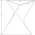 thumbnail image 5 of LeisureMod 15.75" Triangular Side Table, Stackable Plastic Accent End Table for Indoor & Outdoor Use, Weather-Resistant Modern Patio & Living Room Table, Set of 4, Black, 5 of 6