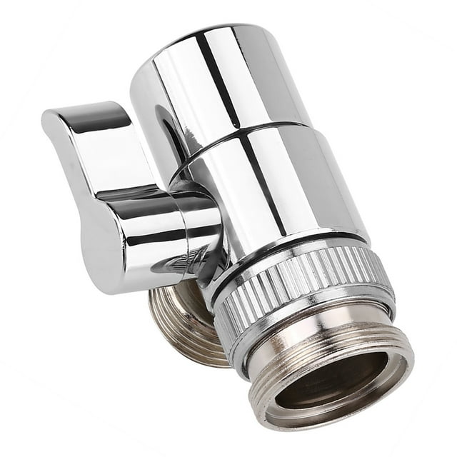 Robinet de Dérivation de Filtre de Robinet Résistant à la Rouille, Robinet de Dérivation de Robinet d'Évier de Filetage Extérieur M24, pour Évier de Cuisine Adaptateur de Tuyau Flexible G1/2