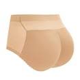 thumbnail image 2 of FUZHIQ High Waist Lifter Panties for Women Breathable Mesh Padded Underwear Seamless Enhancer Shapewear with Tummy Control Invisible Booty Lift Pads, 2 of 3