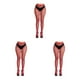 thumbnail image 3 of 1 par de pantimedias con tirantes moldeadores Minnieouse para mujer medias de red transpirables color verde fluorescente, 3 of 6