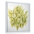 thumbnail image 3 of Designart 'Abstract White Meadow Flowers' Traditional Framed Canvas Wall Art Print, 3 of 5