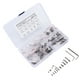 thumbnail image 4 of Kit de Lavadoras de Tuercas de Pernos, Óxido de 320 piezas de tornillos hexadecimales kit de surtido de tuercas de tuercas 304 acero para oxidable para camiones para automóviles, 4 of 7