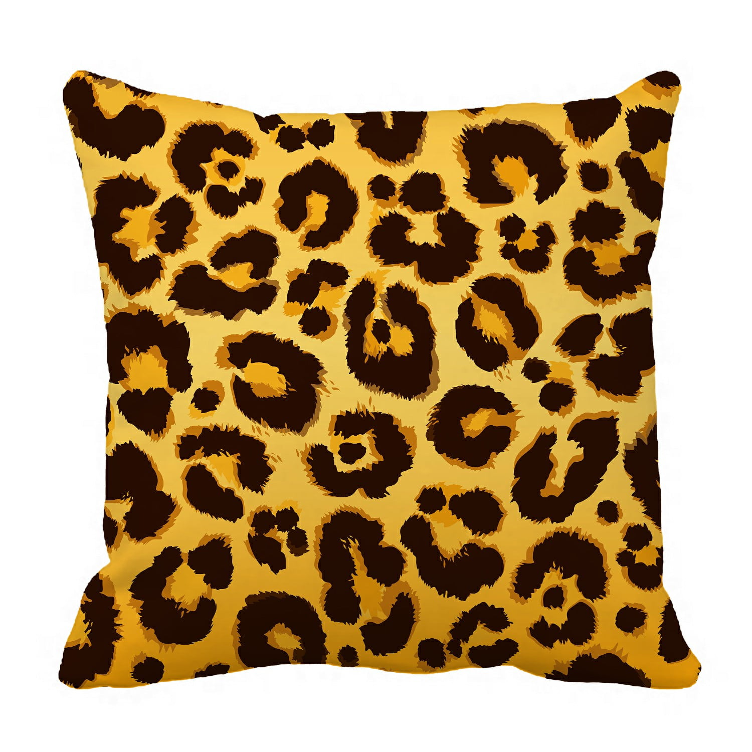 ABPHQTO Leopard Skin Pillow Case Pillow Cover Pillow Protector Two Sides For Couch Bed 18x18