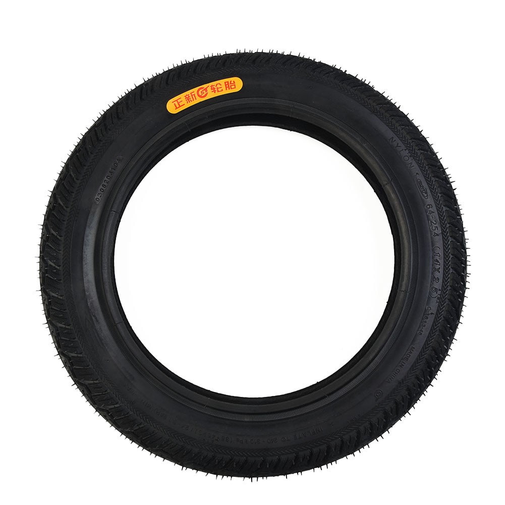 Pneu Et Chambre à Air 14x2.50 – 64-254, Pour E-bike Et Scooter, Robustes, Jusqu'à 43 PSI, Livrés En Paire