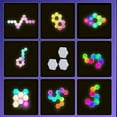thumbnail image 4 of Xecvkr Hexagonal RGB LED Light Panels Smart Control Music Sync for Game Room Mood Lighting Background Wall USB Powered, 4 of 7