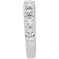 thumbnail image 4 of Unique Moments Lab Grown 2 Carat Diamond Wedding Ring Half Eternity Wedding Band 10K White Gold, 4 of 6
