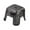 Black, variant on DOLITY Entryway Stool Shoe Stool Lightweight Multifunctional Non-Slip Portable Bathroom Clear