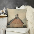 thumbnail image 2 of nygtbtfer Farmhouse Pillow Covers Vintage Rustic House with Wood&nbsp;Holland Windmill Decorative Home Cushion Cover for Couch  Linen Pillow Case, 2 of 5